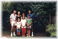 Cousin and his family