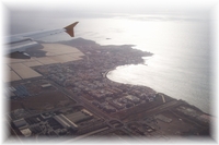 ... im Landeanflug auf Gran Canaria ...