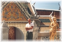 Zwei Tempelw�chter im King�s Palace.